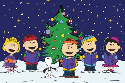Peanuts Christmas Caroling jigsaw puzzle