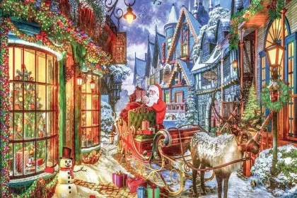 Santa's Deliveries jigsaw puzzle