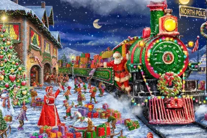 Santa Express jigsaw puzzle
