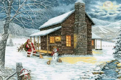 A Smoky Mountain Christmas jigsaw puzzle