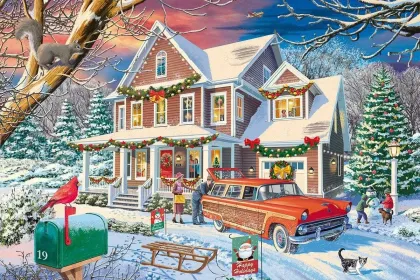 Family Christmas jigsaw puzzle