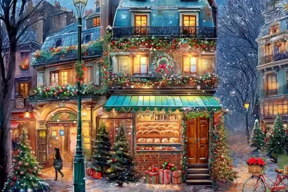 Winter Wonderland Cafe jigsaw puzzle
