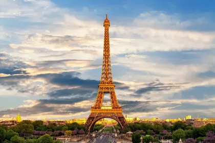 Eiffel Tower at Sunset jigsaw puzzle