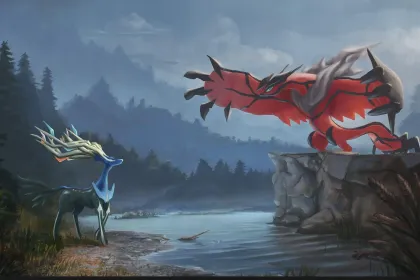 Xernias and Yveltal jigsaw puzzle