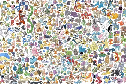 Pokemon Sheet jigsaw puzzle