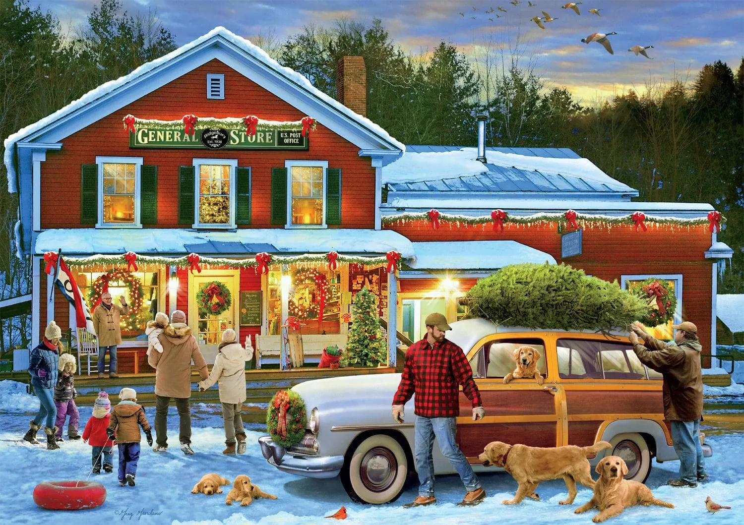 General Store at Christmas