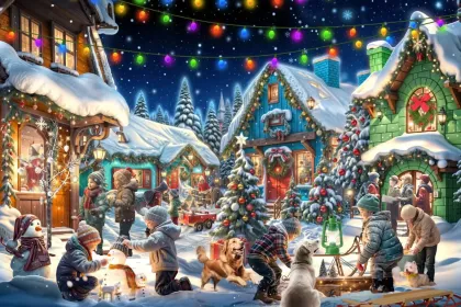 Christmas Town jigsaw puzzle