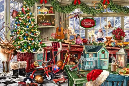 Santa's Workshop jigsaw puzzle