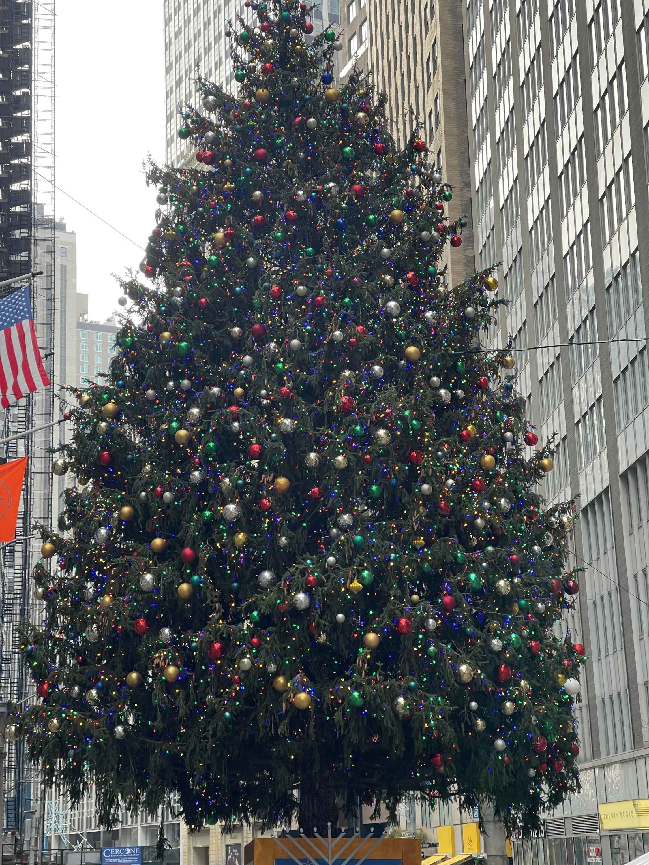 New York Stock Exchange Christmas Tree