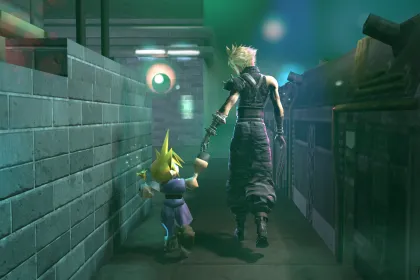 Final Fantasy VII Cloud and Cloud jigsaw puzzle