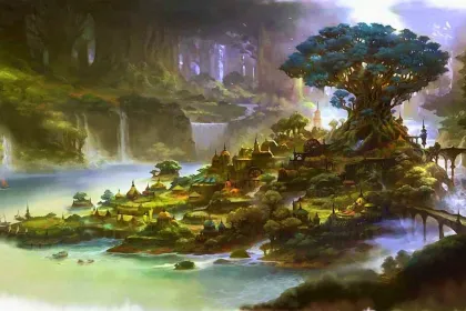 Final Fantasy XIV Lavender Beds jigsaw puzzle