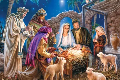 Christ is Born jigsaw puzzle