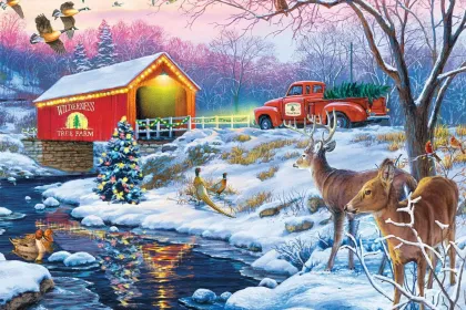 Christmas in the Country jigsaw puzzle