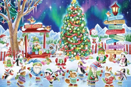 Holiday Skating jigsaw puzzle