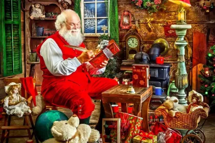 Santa's Shop jigsaw puzzle