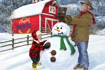 Moon Pie Christmas jigsaw puzzle