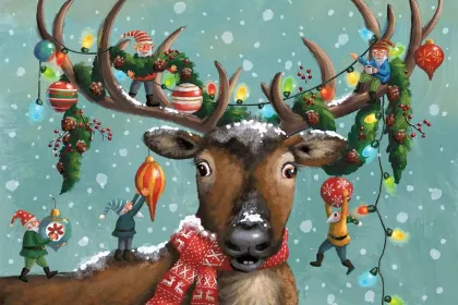 Christmas in the Antlers jigsaw puzzle