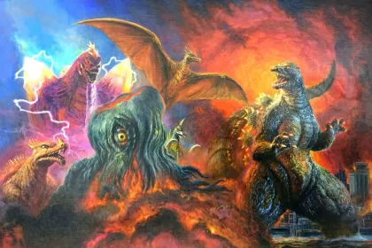 Godzilla jigsaw puzzle