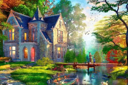 Gothic Fishing Lodge jigsaw puzzle