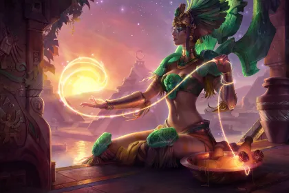 LoL Sun Goddess Karma jigsaw puzzle