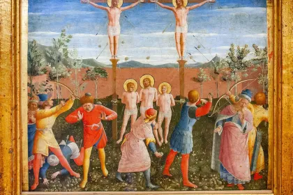 Crucifixion of saints jigsaw puzzle