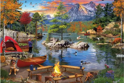 Fishing With My Son jigsaw puzzle