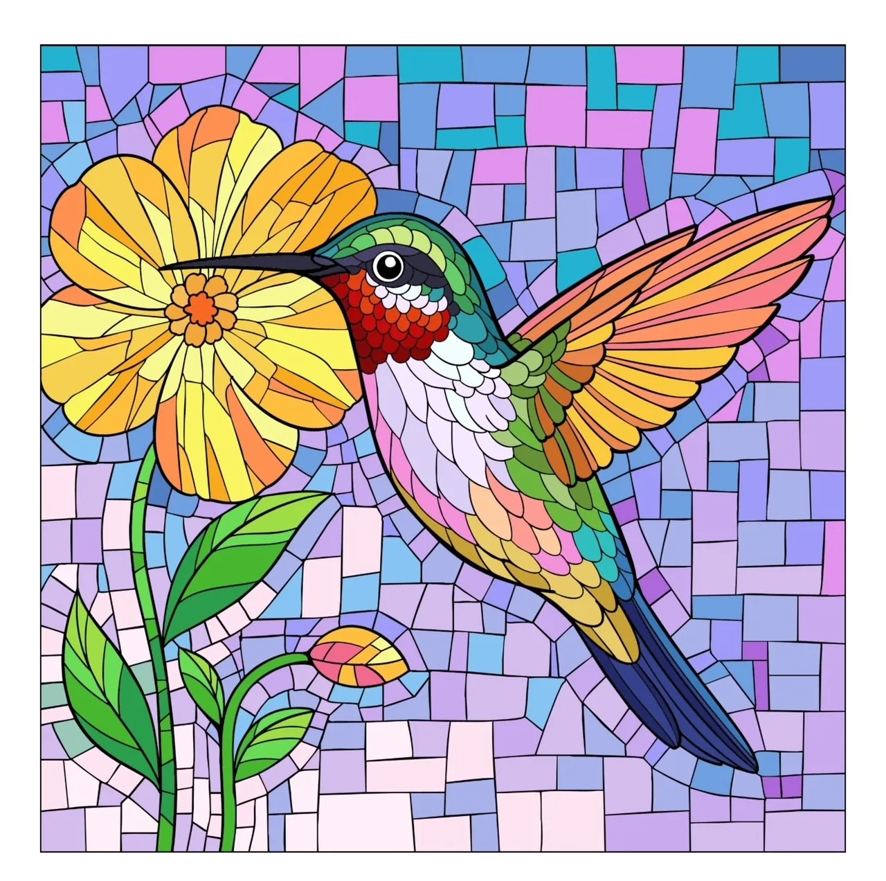 Hummingbird (Happy Color)