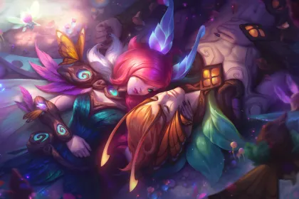 Elderwood Xayah and Rakan jigsaw puzzle
