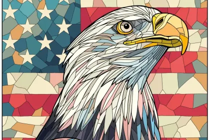 Eagle-  Happy Color jigsaw puzzle