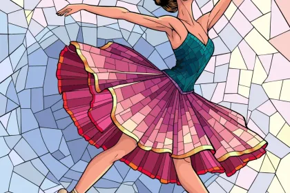 Ballerina jigsaw puzzle