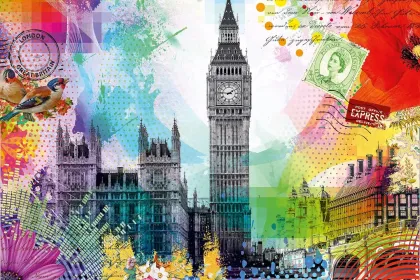 London Postcard jigsaw puzzle