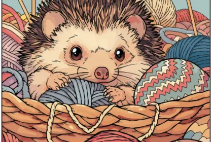 Hedgehog- Happy Color jigsaw puzzle
