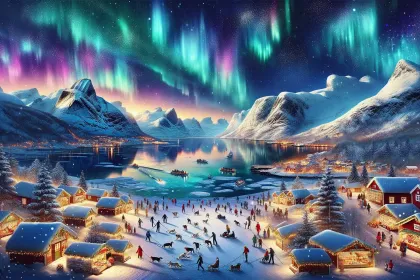 Northen lights jigsaw puzzle