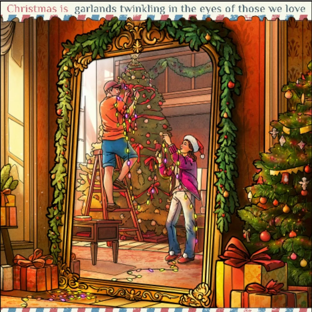 Christmas Garlands-Advent (Happy Color)