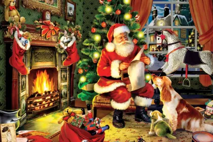 Santa's List jigsaw puzzle
