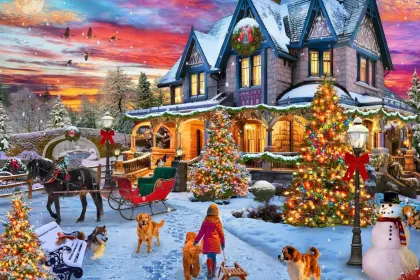 Christmas Twilight jigsaw puzzle