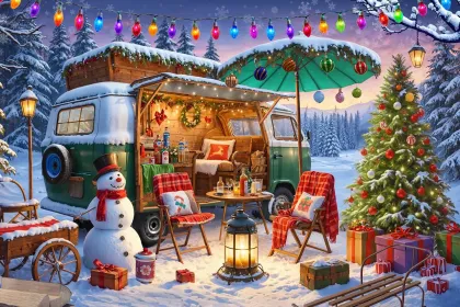 Christmas Camper jigsaw puzzle