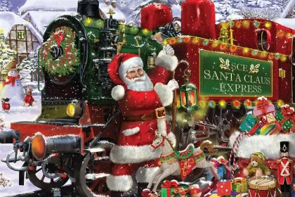 Santa Claus Express jigsaw puzzle
