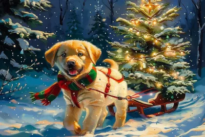 Tree Delivery jigsaw puzzle