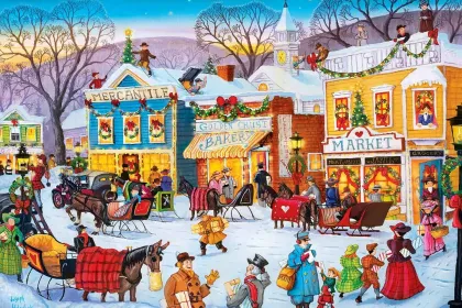 Christmas Shopping jigsaw puzzle