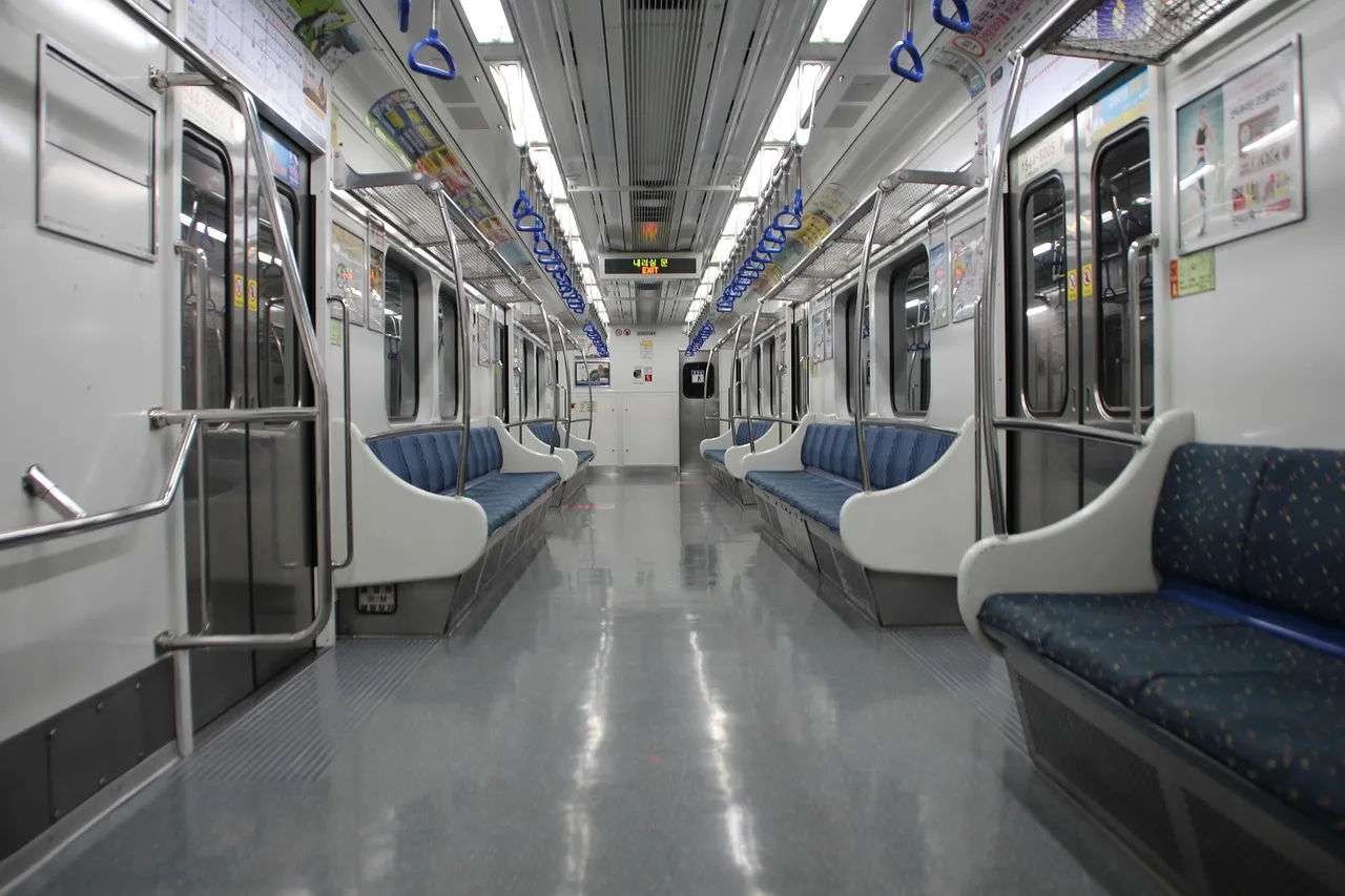 Empty Subway Car Interior