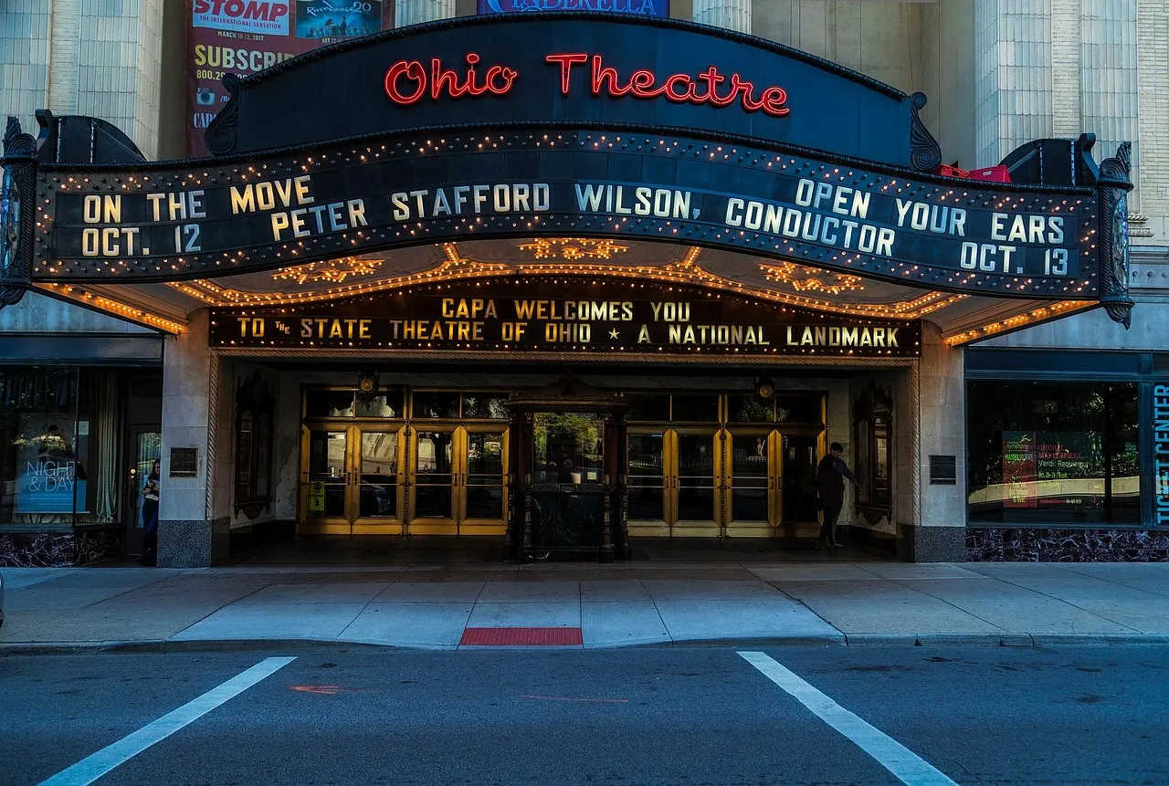 Ohio Theatre Marquee Display