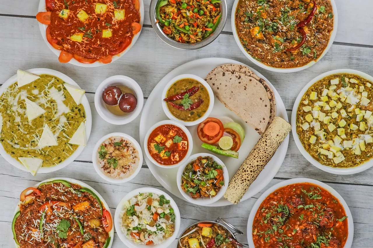 Indian Cuisine Spread