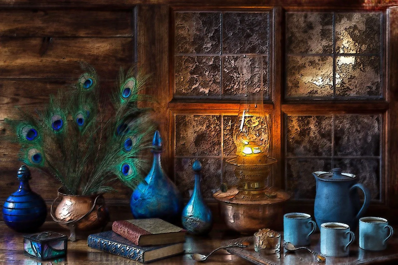 Vintage Still Life Scene