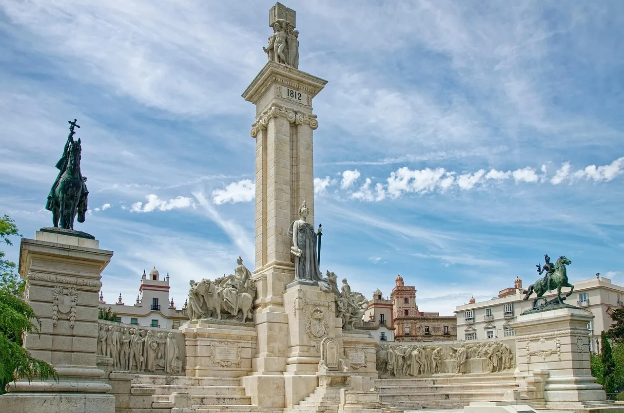 Monument in Seville, Spain