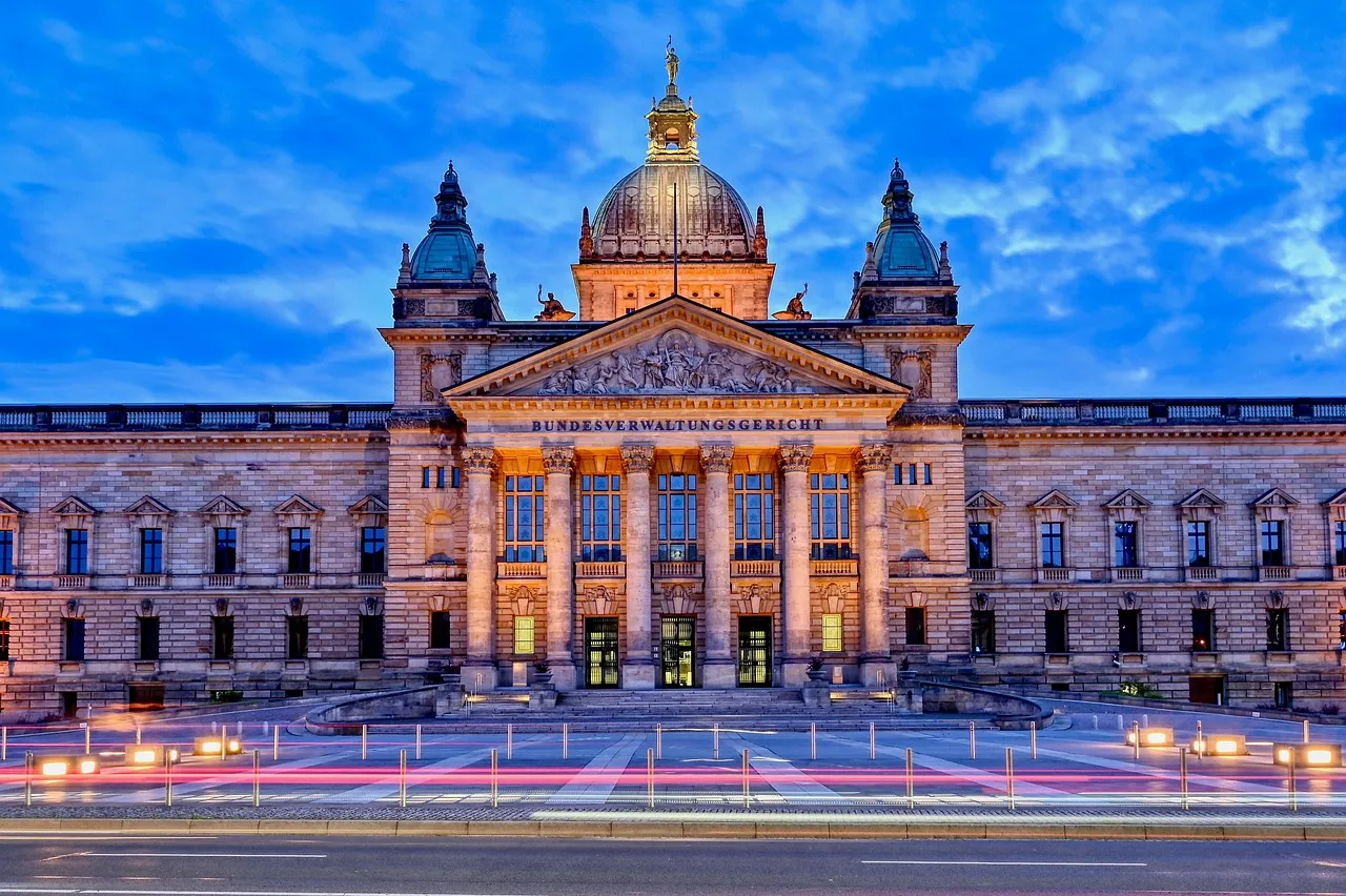 Grand Building at Night