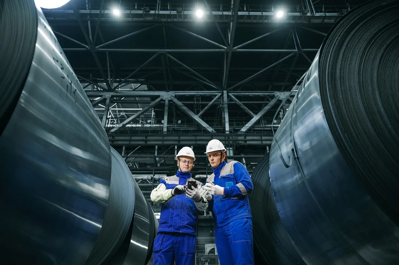 Workers in industrial setting