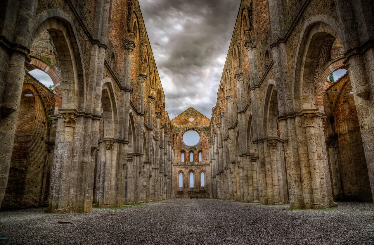 Ruined Abbey Interior