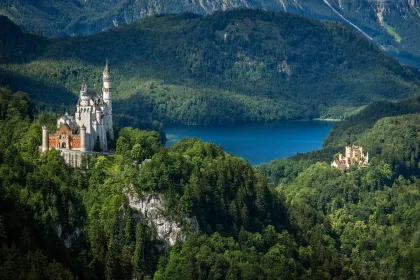Castle in mountain landscape jigsaw puzzle