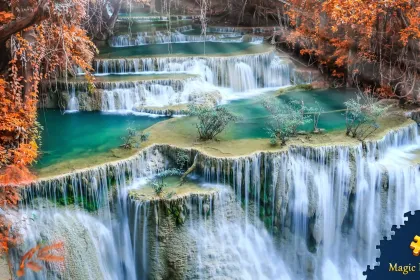 Waterfall Thailand jigsaw puzzle